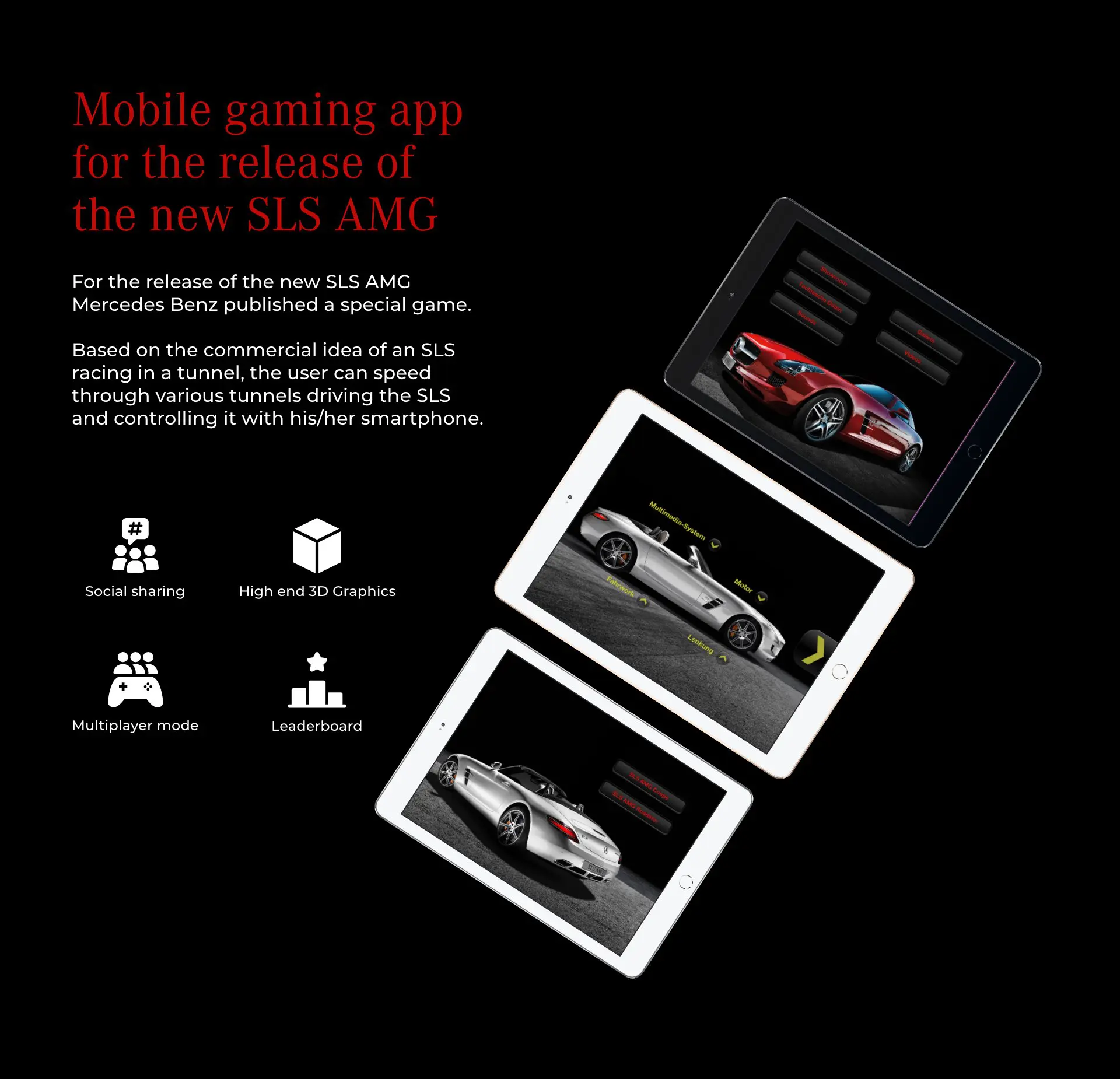 Mercedes Benz SLS AMG Racing Game App | THIS IS DMG