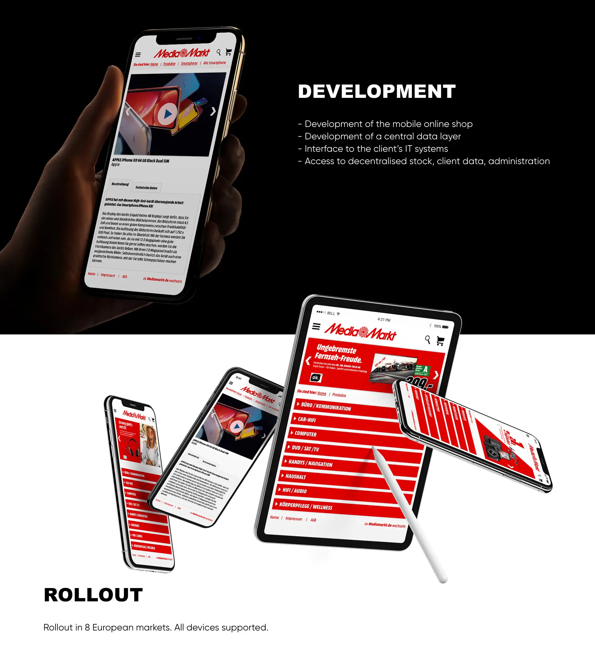 Loyalty app mobile-pocket in use at MediaMarkt and Saturn